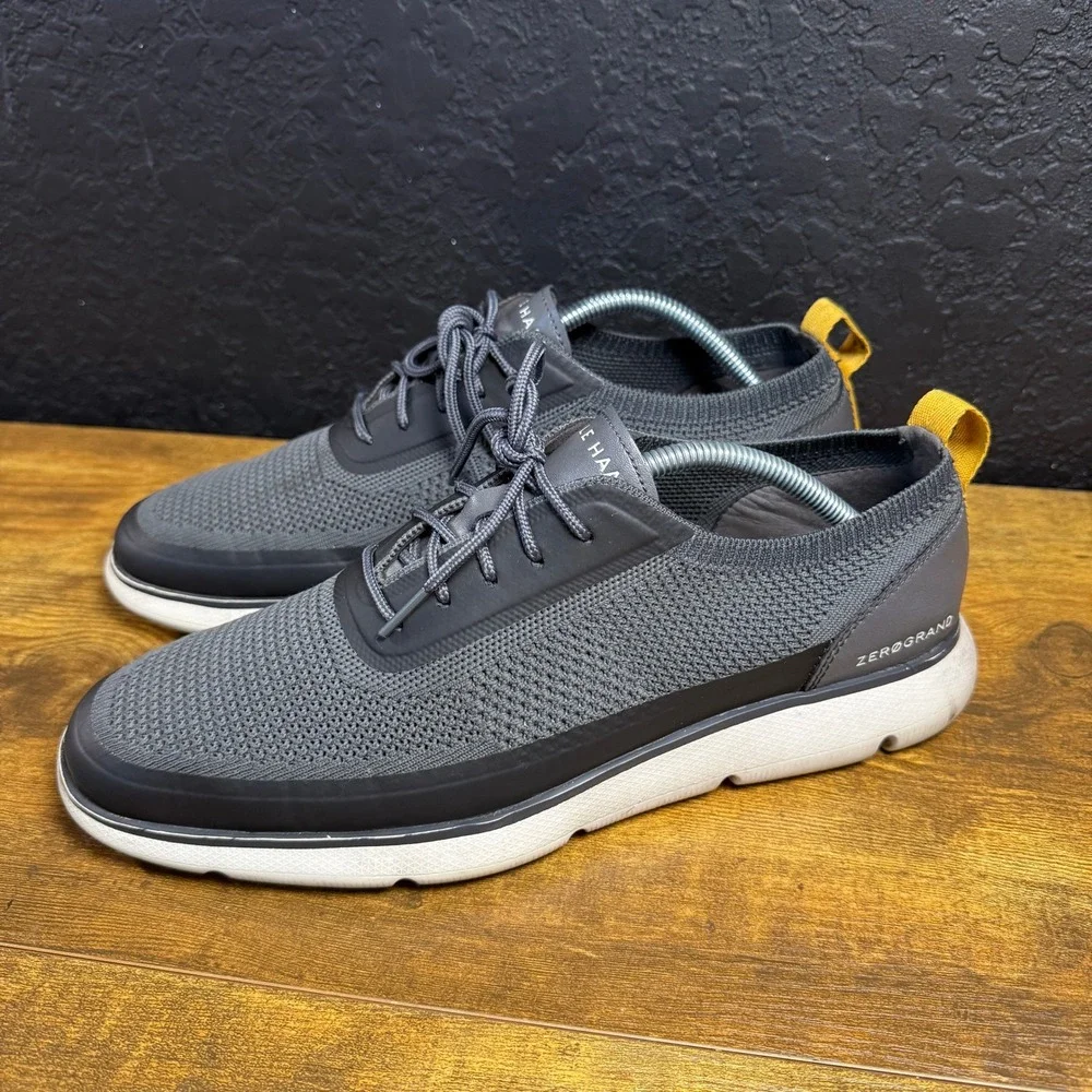 Cole Haan Zerogrand Omni C35373 Grey Knit Oxford Sneakers Mens 10M